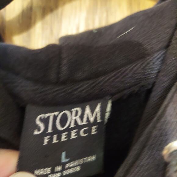 MoonDance Jam spellout 2010 black hooded sweatshirt L - Picture 3 of 6